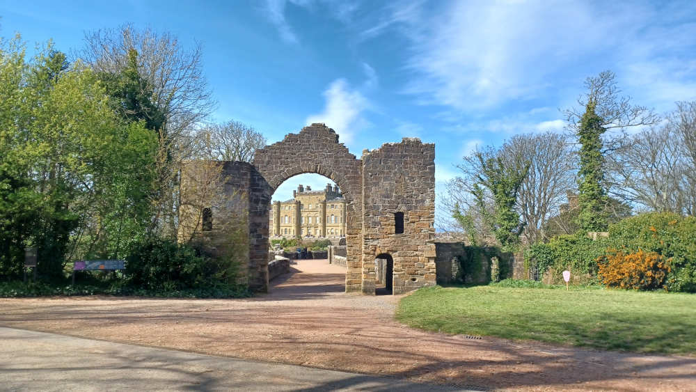 Culzean Castle through arch